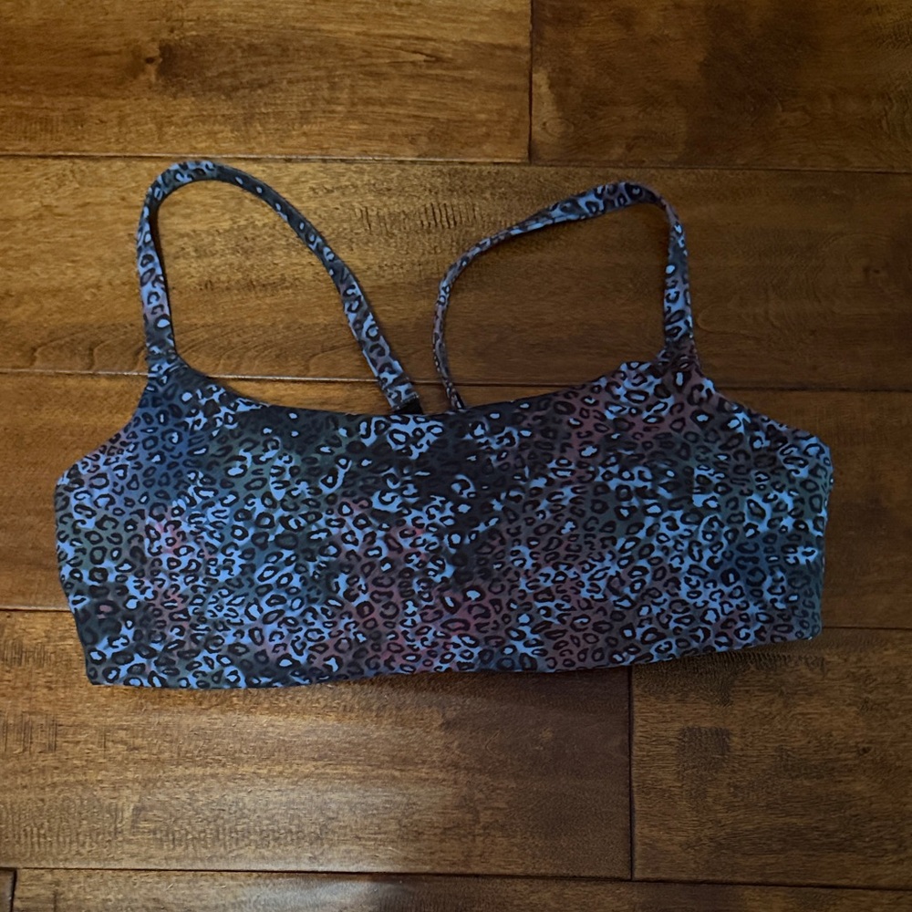 Lululemon Wunder Train Leopard Print Bra